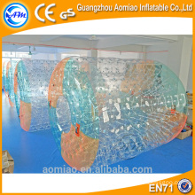 Alta qualidade CE PVC / TPU gigante personalizado rolo de água inflável para adultos